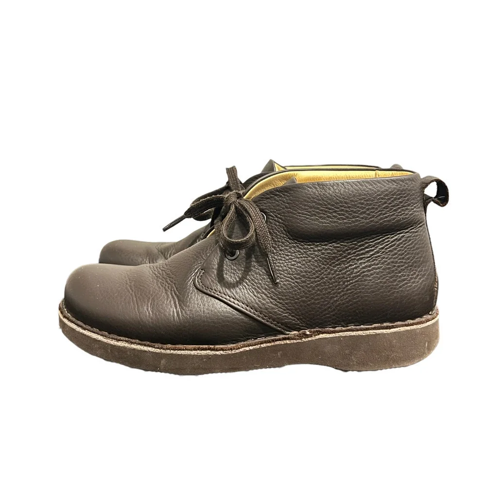 Samuel Hubbard Leather Classic Re-boot Chukka Boots Lace Up Brown Mens Size 8M